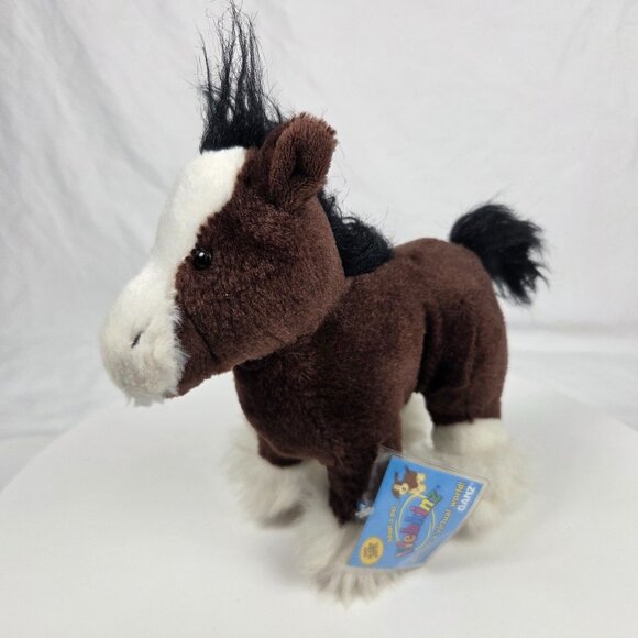 Ganz Webkinz Clydesdale Horse Plush HM139 Sealed Unused Code Stuffed Animal - Picture 1 of 10
